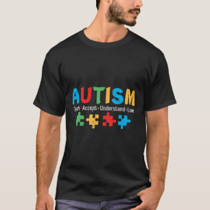 Bewustmaking van autisme Leraar Puzzle Teach accep T-shirt