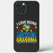 bewustmaking van autisme, Proud autisme oma Case-Mate iPhone Case (Achterkant)