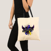 Bewustmaking van bladerkanker 16 tote bag (Voorkant (product))