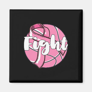 Bewustmaking van borstkanker Basketball Player Ba Magneet