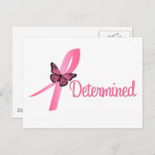 Bewustmaking van borstkanker briefkaart (Voorkant / Achterkant)