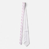 Bewustmaking van borstkanker stropdas (Achterkant)