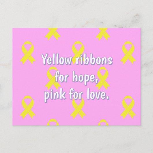 Bewustmaking van botkanker briefkaart (Voorkant)