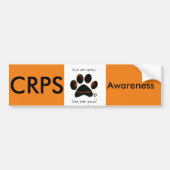 BEWUSTMAKING VAN CRPS BUMPERSTICKER (Voorkant)