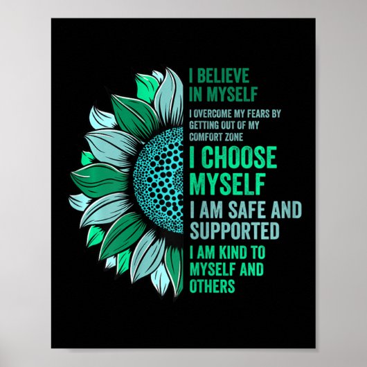 Bewustmaking van de geestelijke gezondheid - Einde Poster (Voorkant)