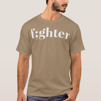 Bewustmaking van de geestelijke gezondheid Fighter T-shirt