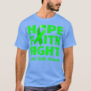 Bewustmaking van de geestelijke gezondheid - Groen T-shirt