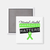 Bewustmaking van de geestelijke gezondheid magneet (Voorkant / Achterkant)