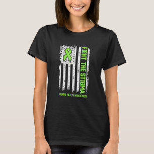 Bewustmaking van de geestelijke gezondheid vecht t t-shirt