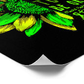 Bewustmaking van de geestelijke gezondheid Zonnebl Poster (Hoek)