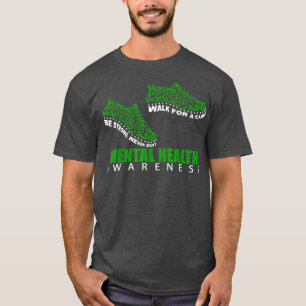 Bewustmaking van de psychische gezondheid laat een t-shirt