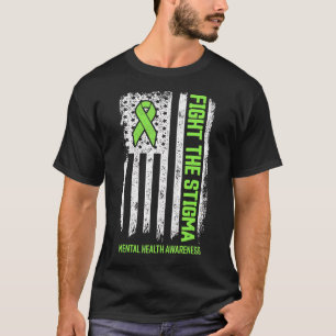 Bewustmaking van de psychische gezondheid vecht te t-shirt