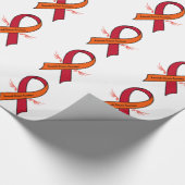 Bewustmaking van de ziekte van Kawasaki Cadeaupapier (Hoek)