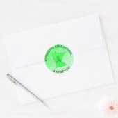 Bewustmaking van de ziekte van Lyme bij Stickers v (Envelop)
