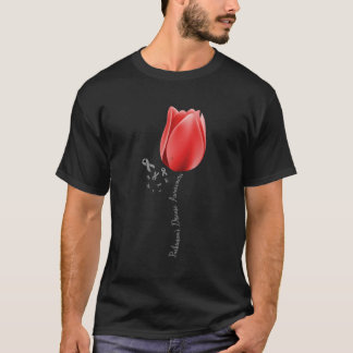 Bewustmaking van de ziekte van Parkinson Tulip Apr T-shirt