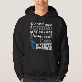 Bewustmaking van diabetes is slechts een keuze hoodie
