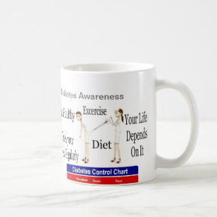 Bewustmaking van diabetes koffiemok