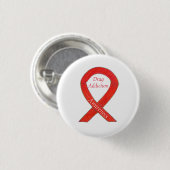 Bewustmaking van drugsverslaving Red Ribbon Custom Ronde Button 3,2 Cm (Voorkant /achterkant)
