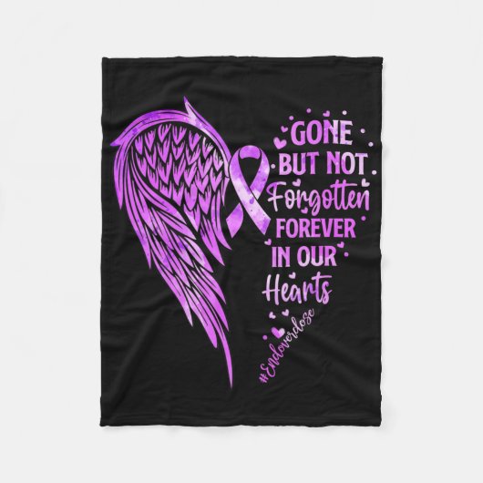 Bewustmaking van één Memorial Overdosering Fleece Deken (Voorkant)