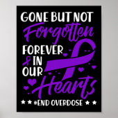 Bewustmaking van één Memorial Overdosering Poster (Voorkant)