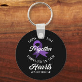 Bewustmaking van één Memorial Overdosering Sleutelhanger (Voorkant)