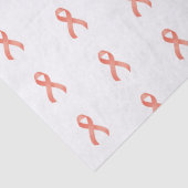 Bewustmaking van endometrieke kanker Papieren vell Tissuepapier (Detail)