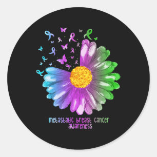 Bewustmaking van gemetastaseerde borstkanker bij D Ronde Sticker