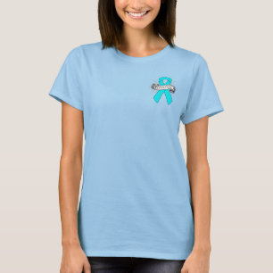 Bewustmaking van het advies Zoek een zuiver lintje T-shirt