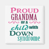 Bewustmaking van het downsyndroom magneet (Voorkant)