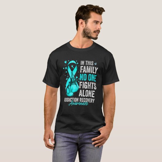 Bewustmaking van het inzicht in familieondersteuni t-shirt (Voorkant volledig)