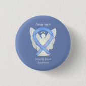 Bewustmaking van het irriteerbaar darmsyndroom ronde button 3,2 cm (Voorkant)