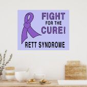 Bewustmaking van het Rett-syndroom: vechten voor d Poster (Keuken)
