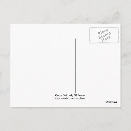 Bewustmaking van huiselijk geweld briefkaart (Achterkant)