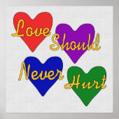 Bewustmaking van huiselijk geweld poster (Voorkant)