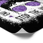 Bewustmaking van huiselijk geweld: stop huiselijk poster (Hoek)