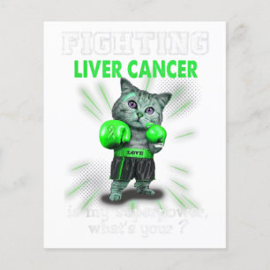 Bewustmaking van katten-leverkanker flyer