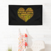 Bewustmaking van kinderkanker Hoop Sterke onderste Spandoek (Insitu)