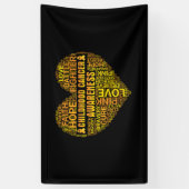 Bewustmaking van kinderkanker Hoop Sterke onderste Spandoek (Verticaal)