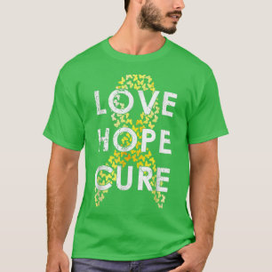 Bewustmaking van kinderkanker Love Hope Cure 632 T-shirt