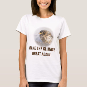Bewustmaking van klimaatverandering t-shirt