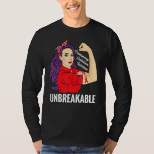 Bewustmaking van longembolie Sterke steun voor arr T-shirt