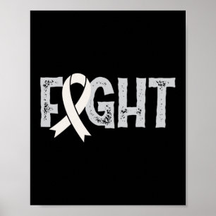 Bewustmaking van Lung-kanker Poster