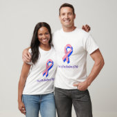 Bewustmaking van mannelijke borstkanker t-shirt (Unisex)