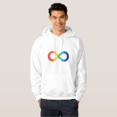 Bewustmaking van neurodiversiteit Autisme Acceptat Hoodie (Voorkant volledig)