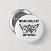 Bewustmaking van neuroendocriene kanker ronde button 5,7 cm (Voorkant /achterkant)