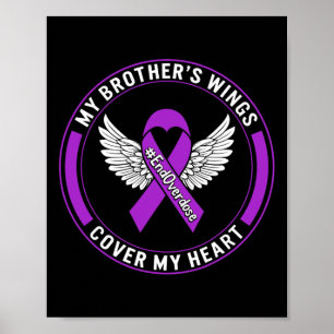 Bewustmaking van overdosering Mijn broer's Wings H Poster