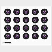 Bewustmaking van overdosering Mijn broer's Wings H Ronde Sticker (Vel)