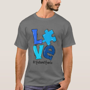 BEWUSTMAKING VAN Puzzle Piece Autisme Auntie Autis T-shirt