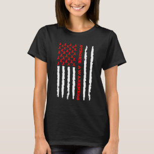 Bewustmaking van streke t-shirt
