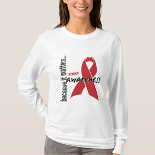 Bewustmaking van streke t-shirt